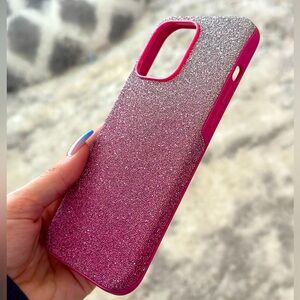 SWAROVSKI pink crystal iPhone 14 Pro Max phone case